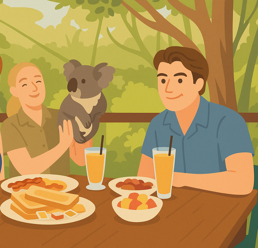 Breakfast with Koalas